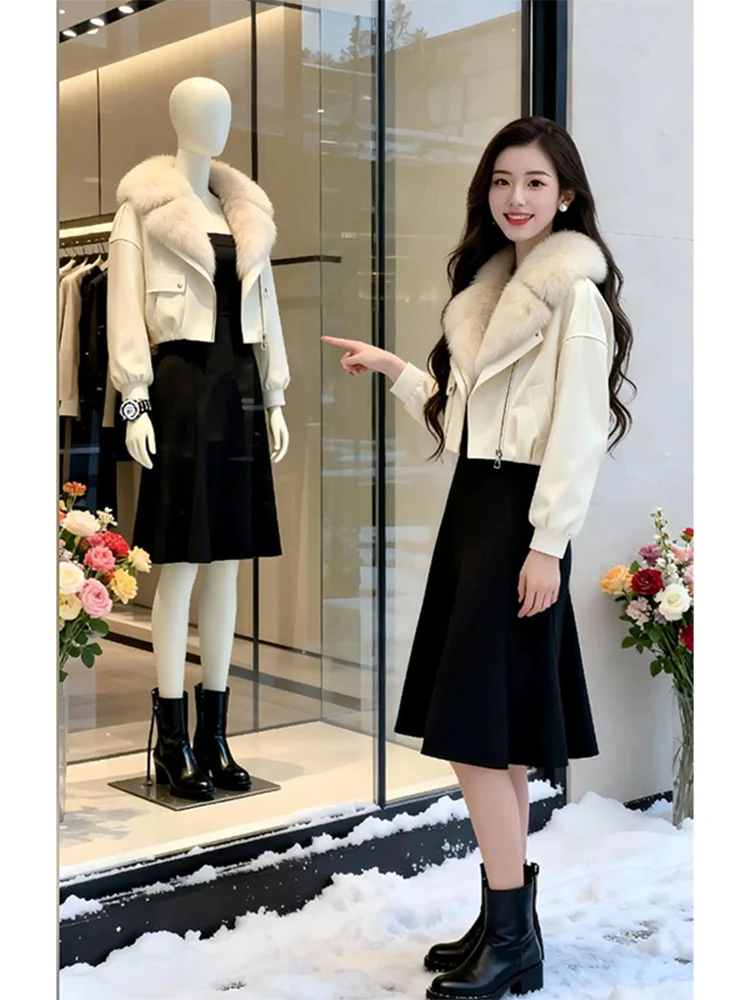 

Women's down Cotton Jaet Coat Loose Fce Lined Thiened Warm Parka Coat Large Size Winter Faion Korean Sle