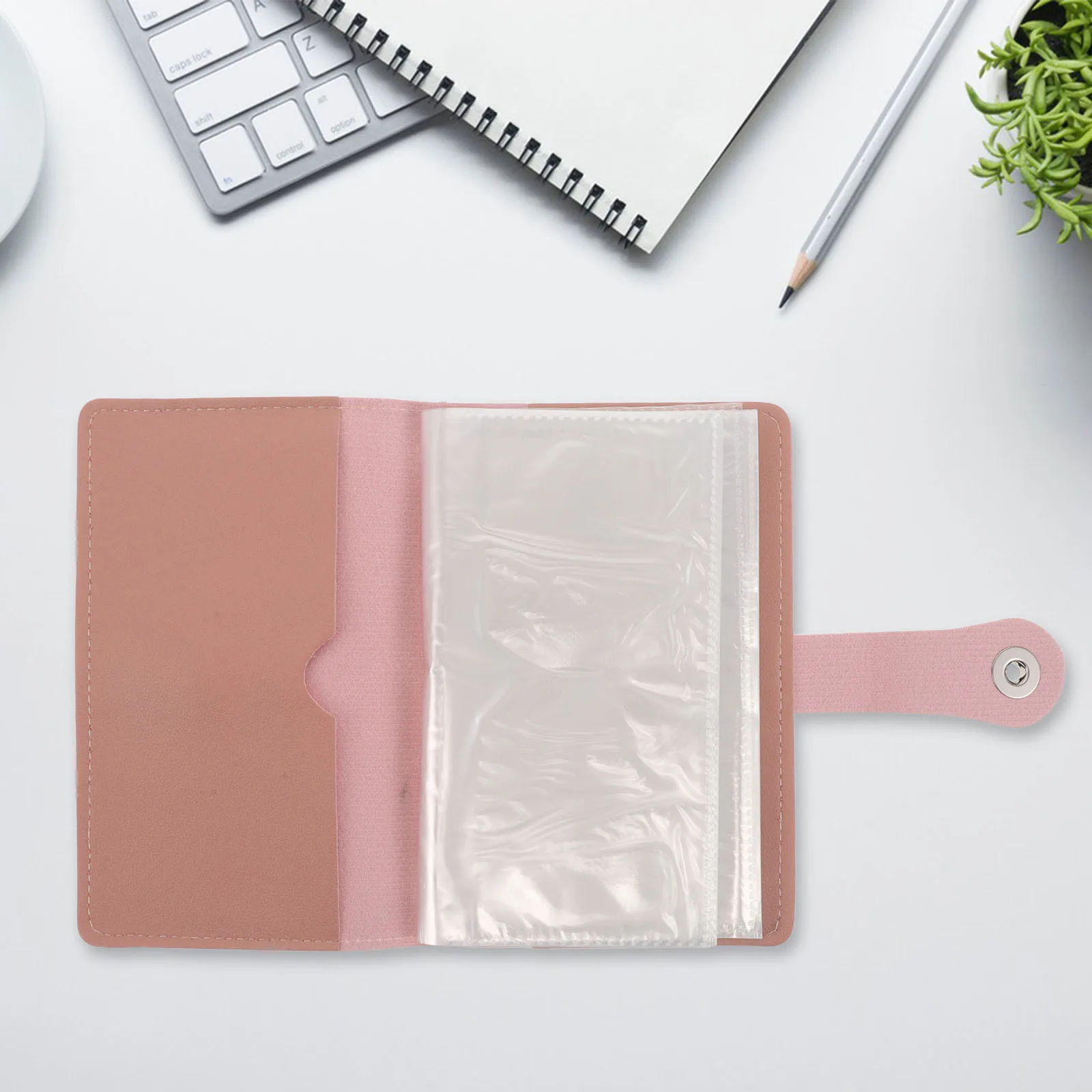 Cash Book Organizer Slim Design Money Organizer Budget Binder for Travel Cash Storage Album with Multiple Pockets Bill Sorting