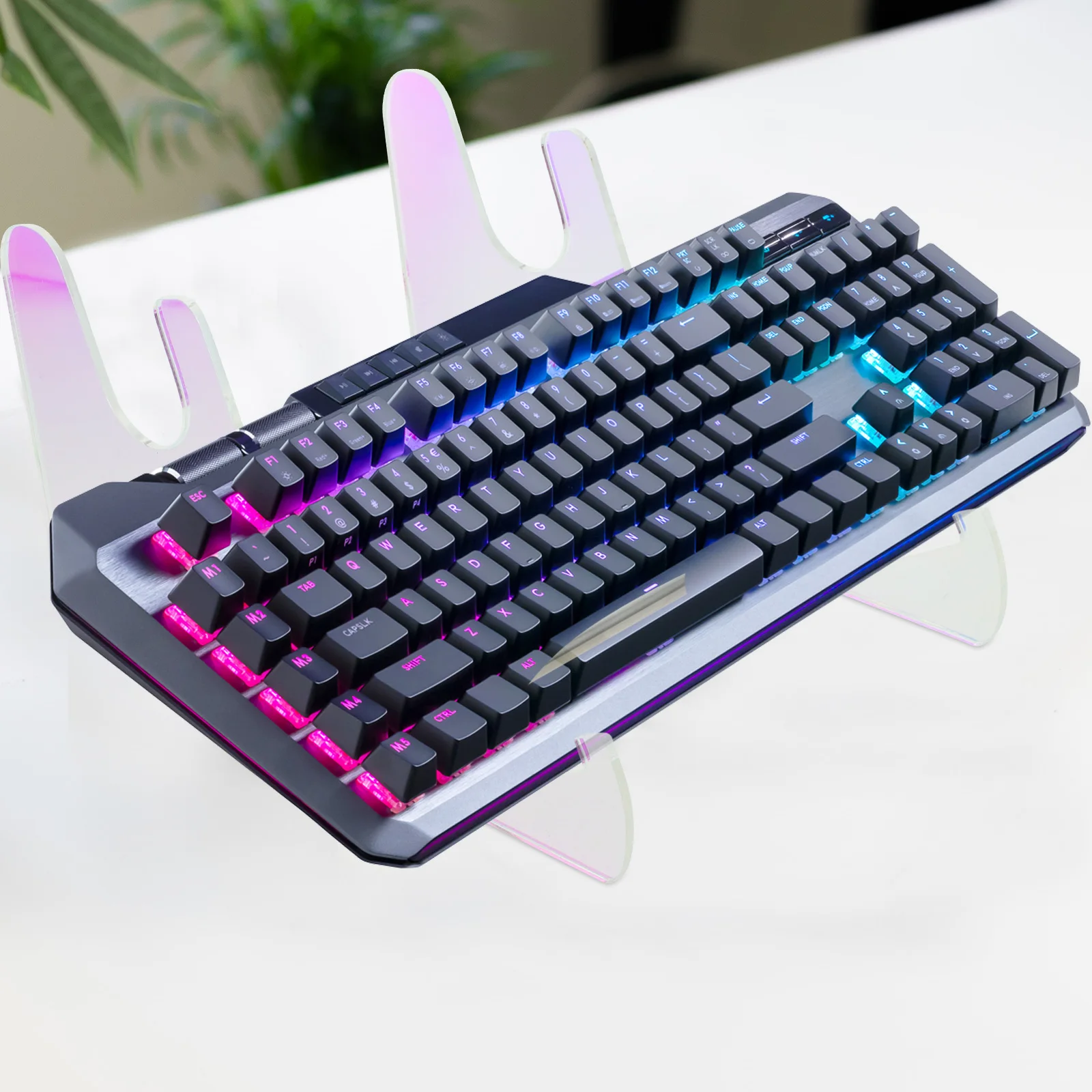 

Acrylic Keyboard St 3 Tier Transparent Storage Display Holder for Desk ganizing Computer Accessories Keyboard Parts