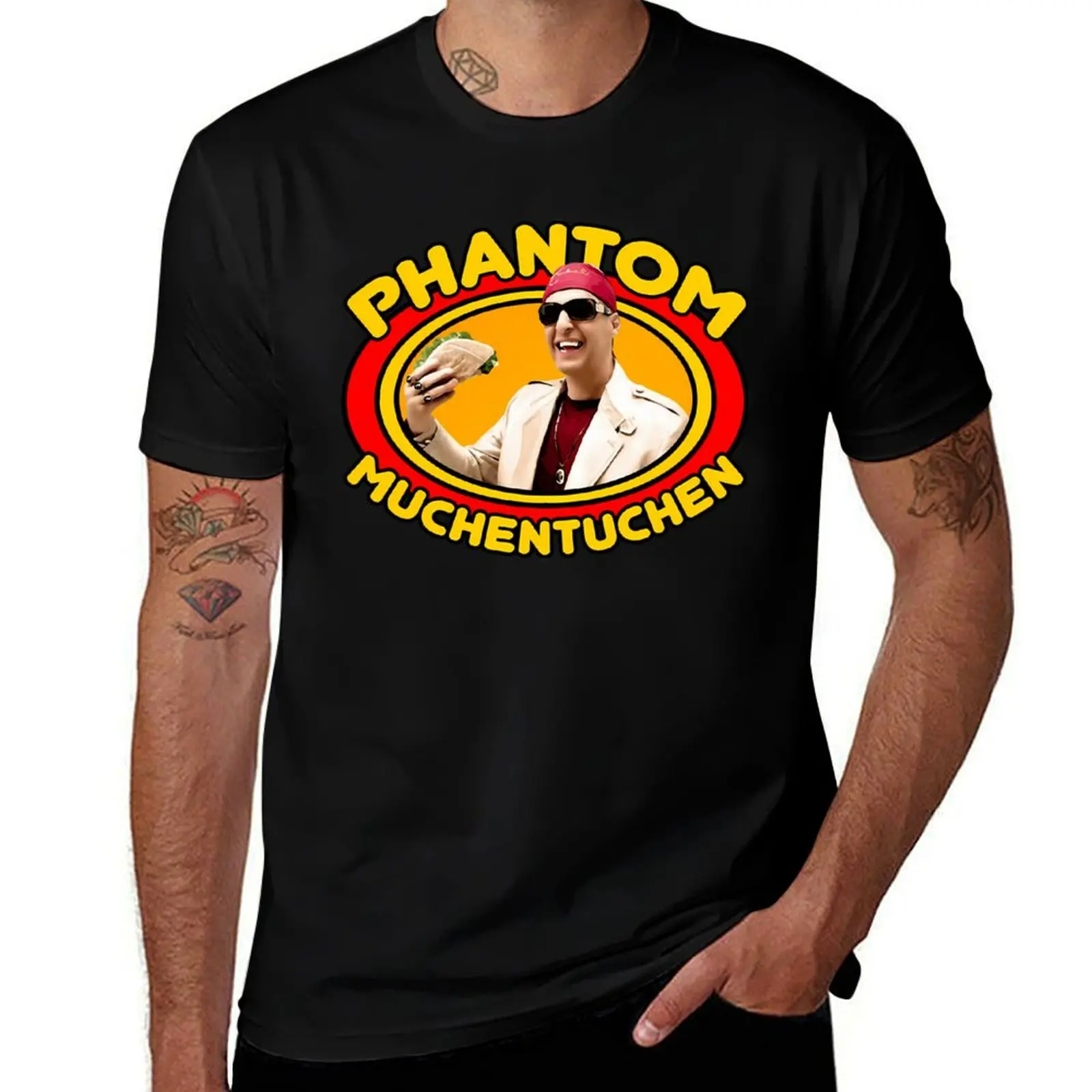 Phantom Muchentuchen T-Shirt graphic tee shirt vintage clothes tees t shirts for men graphic