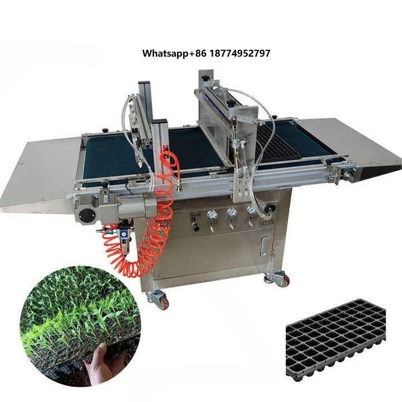 Insert Plate Seedling Machine Seed Planter Machine Automatic Nursery Seeder Tray  Suction Seed Planting Machine