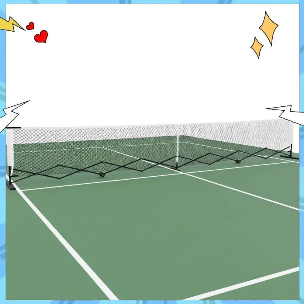 

Набор для пиклбола: портативная сетка 22 фута с прочной металлической рамой, не требует сборки, с сумкой для переноски, для использования в помещении и на улице