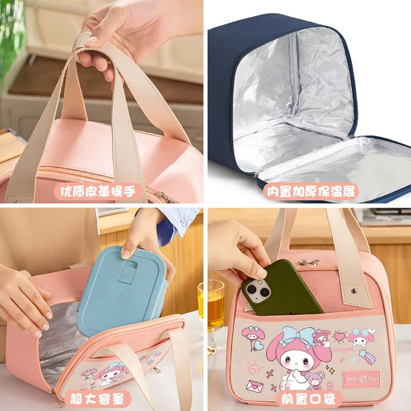 Sanrio New Clow M Cartoon Tote Lightweight Cute Stain-Resistant Hello Kitty Single-Shoulder Bag