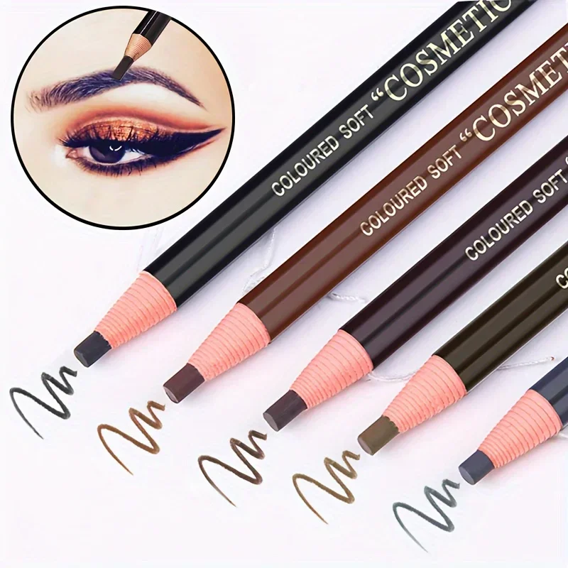 Tear Off Pull Line Eyebrow Pencil, Not Sharpen Need Eyebrow Pencil, Natural Color Rendering Sweat Proof And Smudge Proof Eyebro