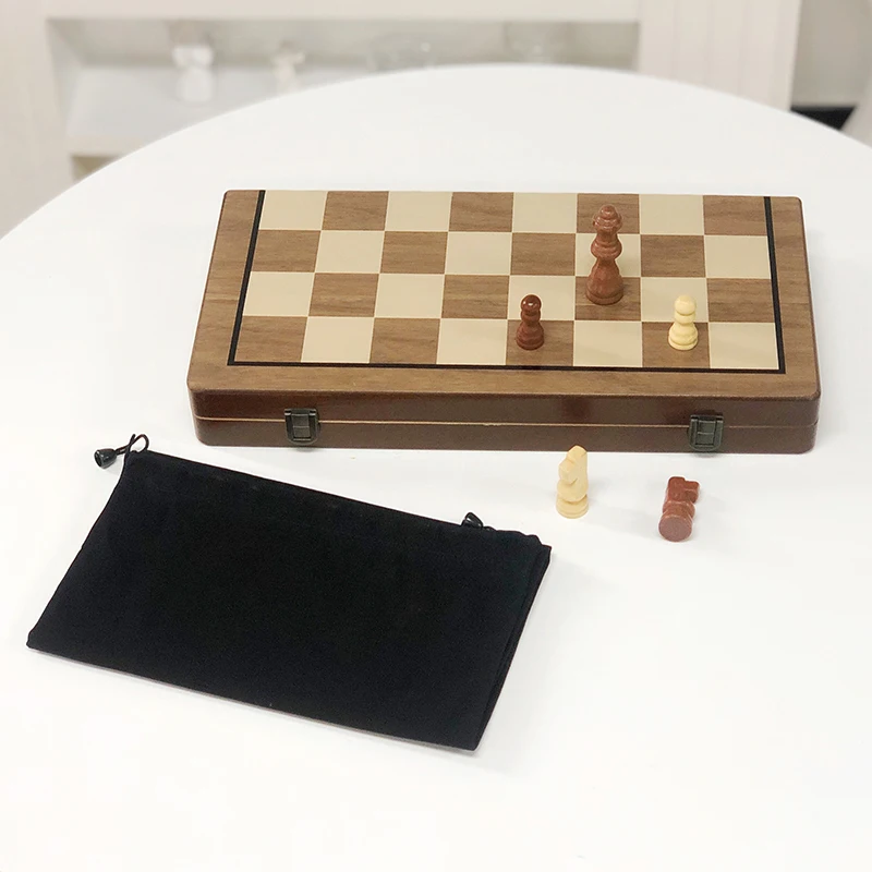 

Solid Wood High-Grade Foldable Chess Board Handmade Solid Wood Parquet