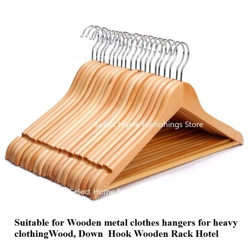 

Подходит для деревянных металлических вешалок для одежды для тяжелой одежды. Деревянная стойка с пуховым крючком для отеля.