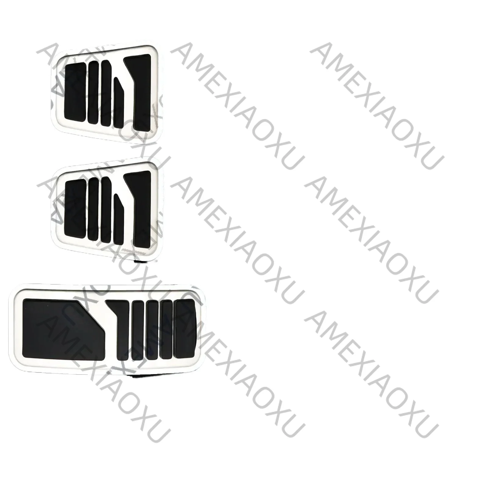 For JAC Refine S2 Sei 2 T40 Car Pedal Pad Cover MT Fuel Brake Clutch Footrest Gas Pedal iEV6S iEV7S iEV40 EVO3 EV 2015 2016 2017
