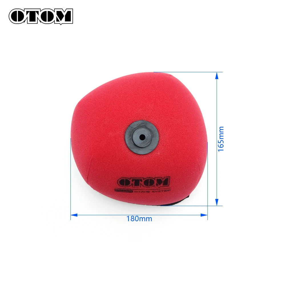 OTOM Motorcycle Air Filter Cleaner Element Dual Foam Layer Sponge Cover For KAWASAKI KX250F KX450F KXF 250 450 Motocross Enduro