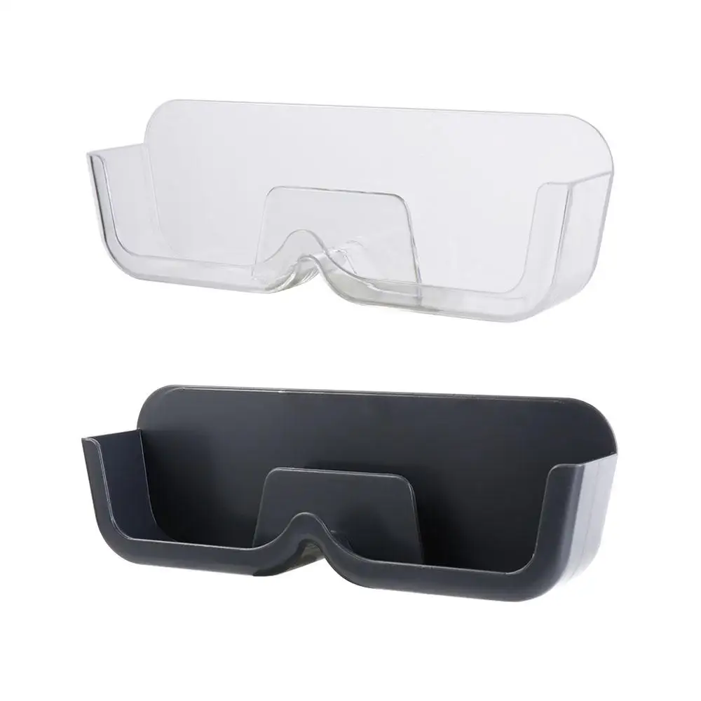 Caja de almacenamiento de gafas montada en la pared, soporte de almacenamiento de gafas de sol autoadhesivo, estante de exhibición antipresión duradero