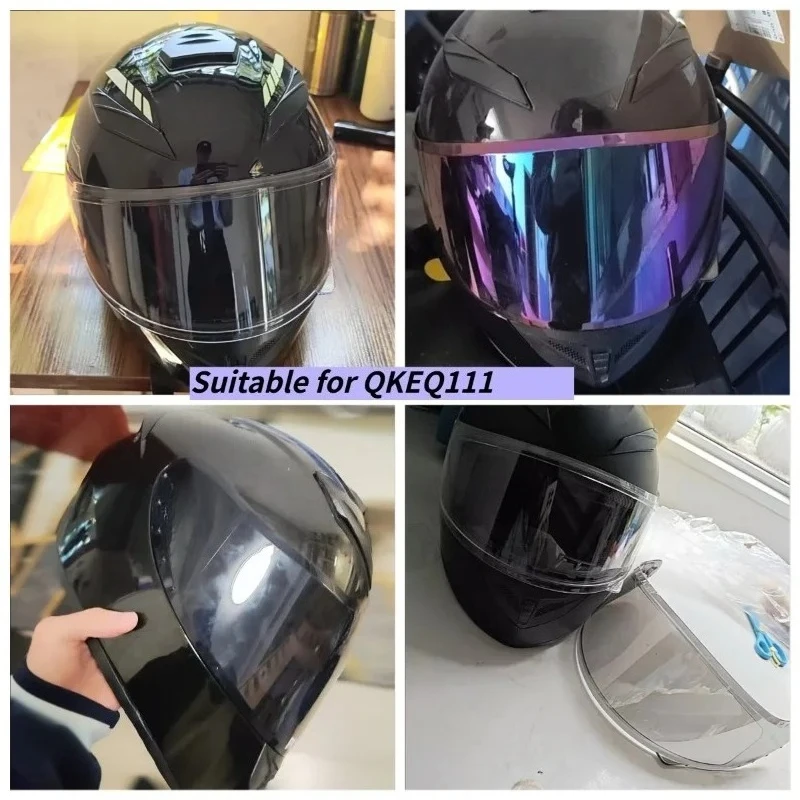 Suitable for QKEQ111Motorcycle Helmet Visor Full Helmet Lens Replacement Windshield Base Accessories