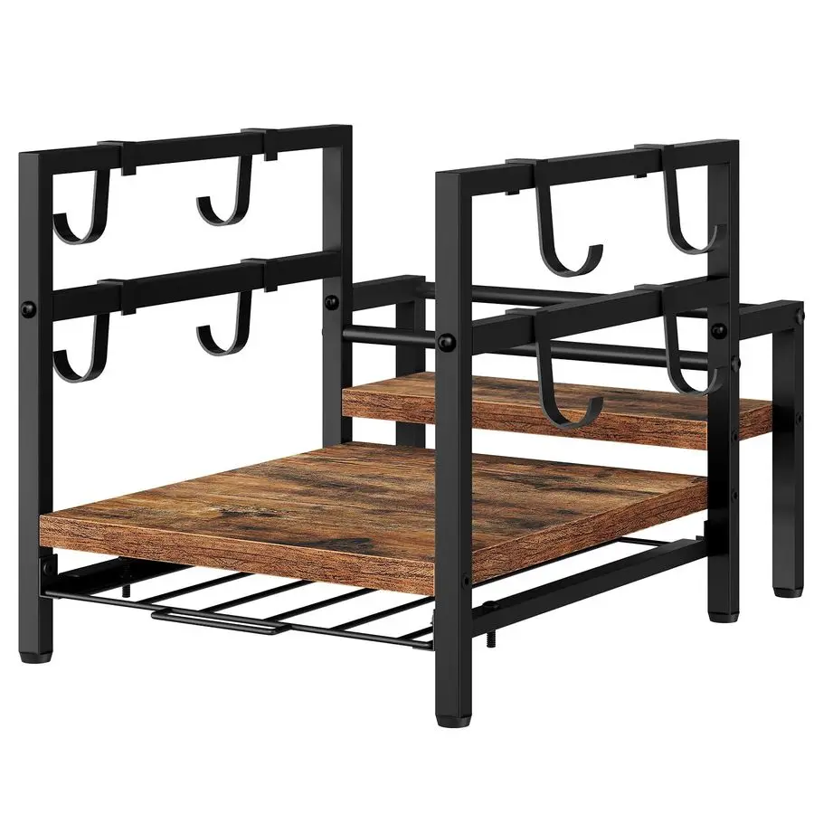 

K Cup Holder, Coffee Pod Organizer for Counter, 35 Capacity Pods Storage Organizer Cups with Mug Rack, Coffee Maker Stand, Coff