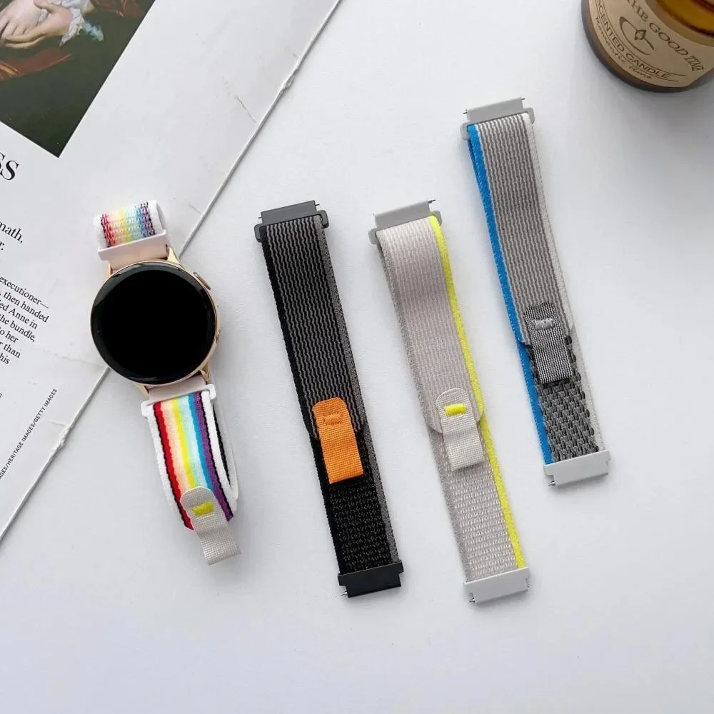 20/22 مللي متر درب حلقة حزام الساعات ل CMF بواسطة لا شيء ساعة برو 3/2/1 الرياضة لينة النايلون سوار ل Xiaomi ساعة S4 S3 S2 S1 معصمه