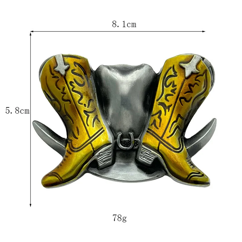 รองเท้าม้า หมวกคาวบอย เข็มขัดหัวเข็มขัด สไตล์ตะวันตก