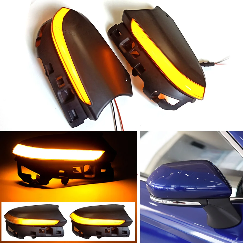 LED Dynamic Side Mirror Sequential Indicator Light For Toyota Camry XV70 C-HR CHR Prius XW50 PHV 2018 2019 2020