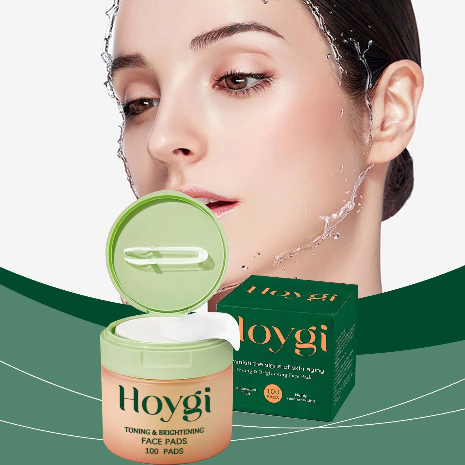 

Hoygi Centella asiaticosa Moisturizing Cotton Pad Daily Moisturizing Cotton Pad Deep Moisturizing Nourishing and Enhancing