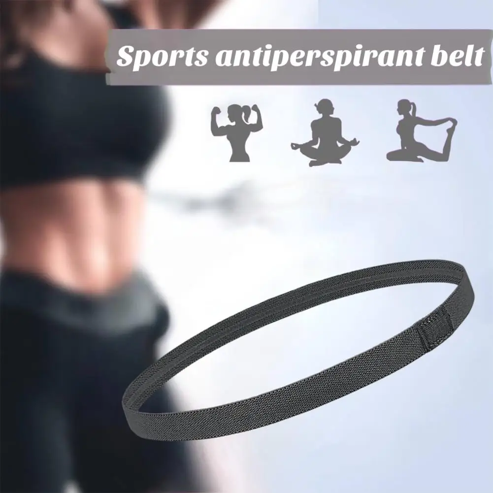 Elastic Headband Thick Non-slip Sports Headband for Running Quick-dry Sweat Absorption Hairband Elastic Jogging for Women
