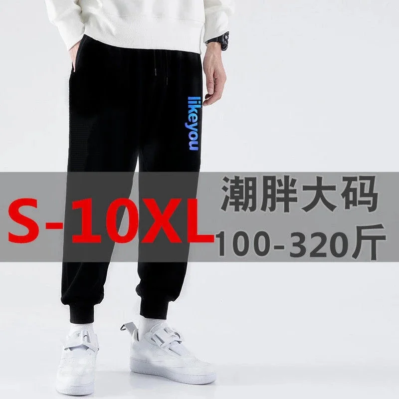 

spring summer men big sales sports sweatpants big size 7XL 8XL 9XL 10XL pants elasticity home pencil pants loose cheap Trousers