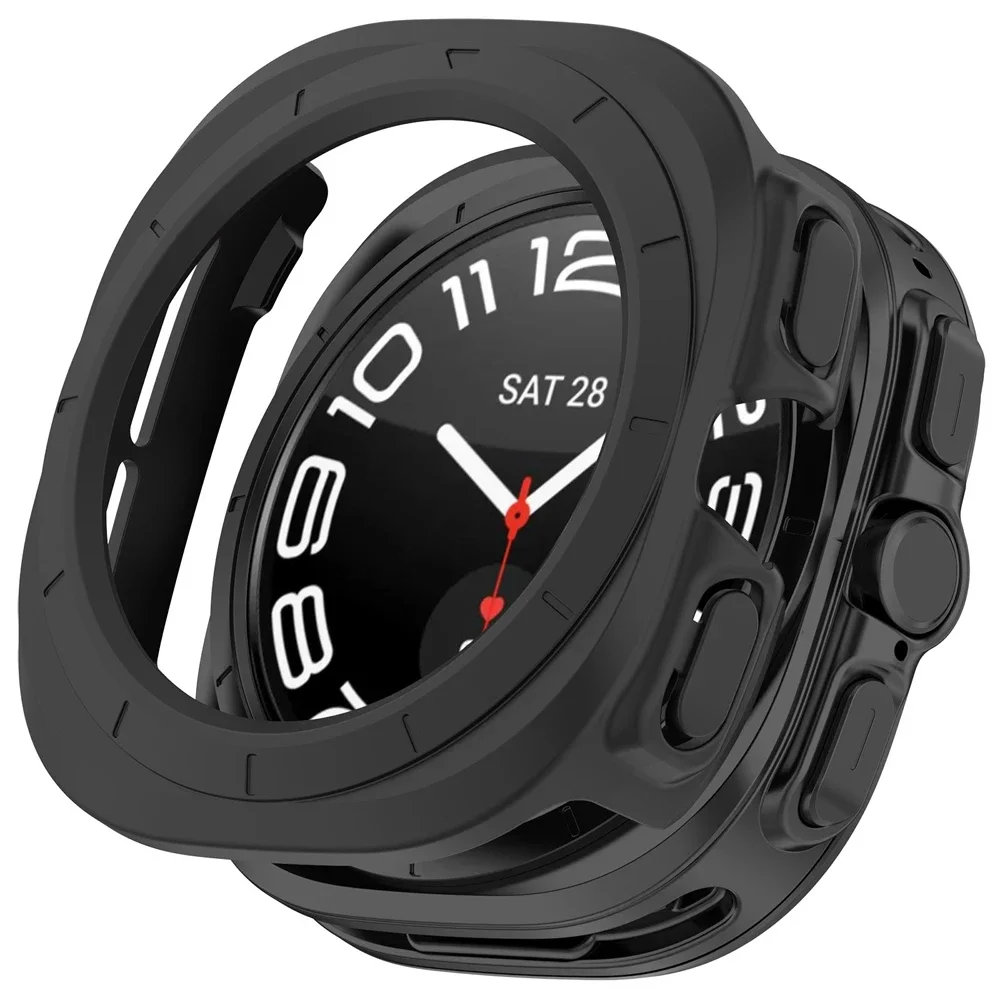 PC Protector Case for Samsung Galaxy Watch Ultra Cases Watch Ultra 47mm Frame Bumper Cover Smartwatch Accessories SM-L705F Shell