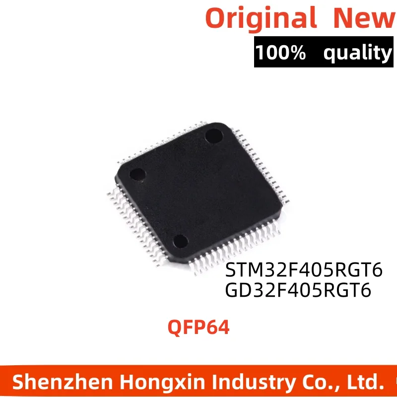 

(1piece)100% New STM32F405RGT6 GD32F405RGT6 STM32F405 32F405RGT6 GD32F405 RGT6 QFP64 Chipset
