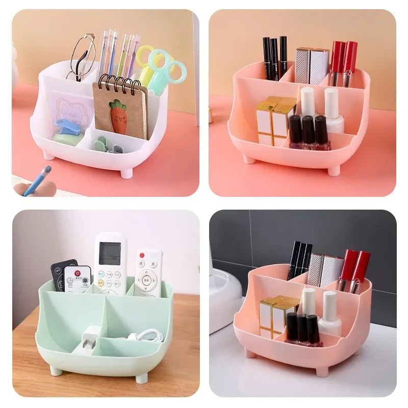 

Desktop Stationary Supplies Multi-functional Office Organizer Pen Storage Box Pencil Brush Pot Holder Makeup Sundries