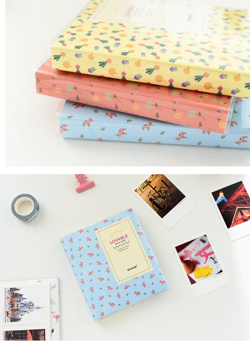 64 Pockets Photo Paper Film Album Storage For FujiFilm Instax Mini 11 12 8, 8+, Mini 9, Mini 7s, 25, 50 90 Fuji Film Paper Photo