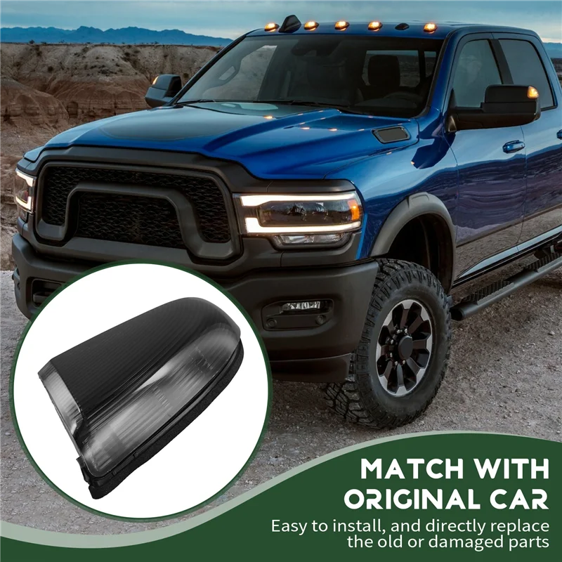 

A95E-Car Wing Side Rear View Mirror Lamp Turn Signal Light Indicator For Dodge Ram 1500 2500 2009-2013