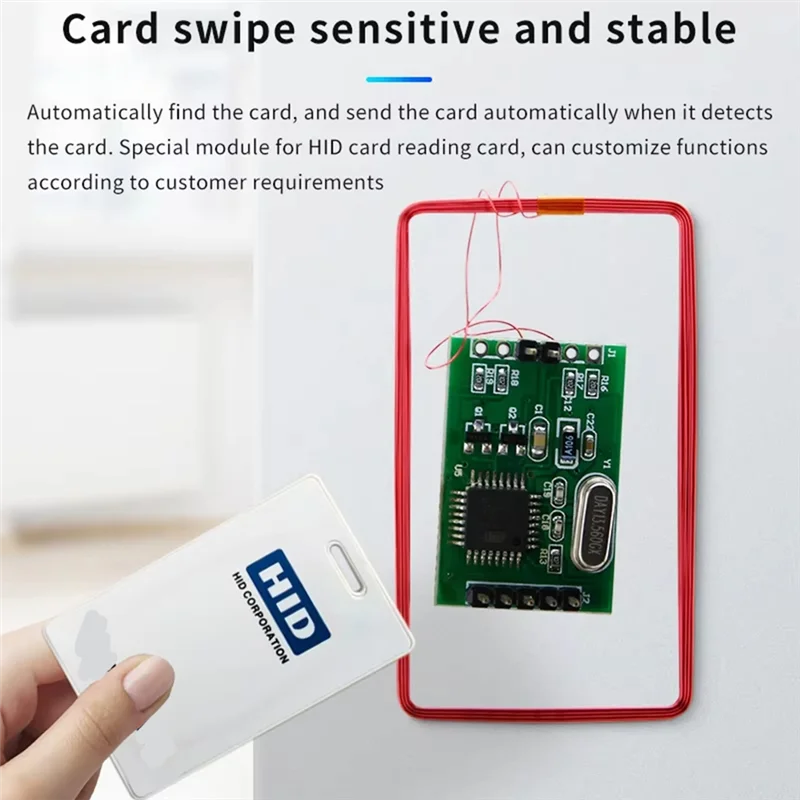 

SQPP-RFHID Access Control Card Reader Module 125KHZ Embedded RF Card Reader Module Output