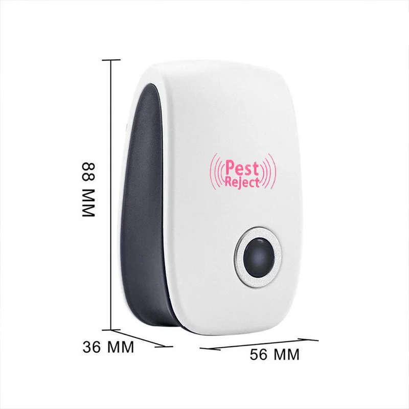 2/4/6pcs Pest Reject Ultrasound Mouse Cockroach Repeller Device Insect Rats Spiders Mosquito Killer Pest Control Household Pest