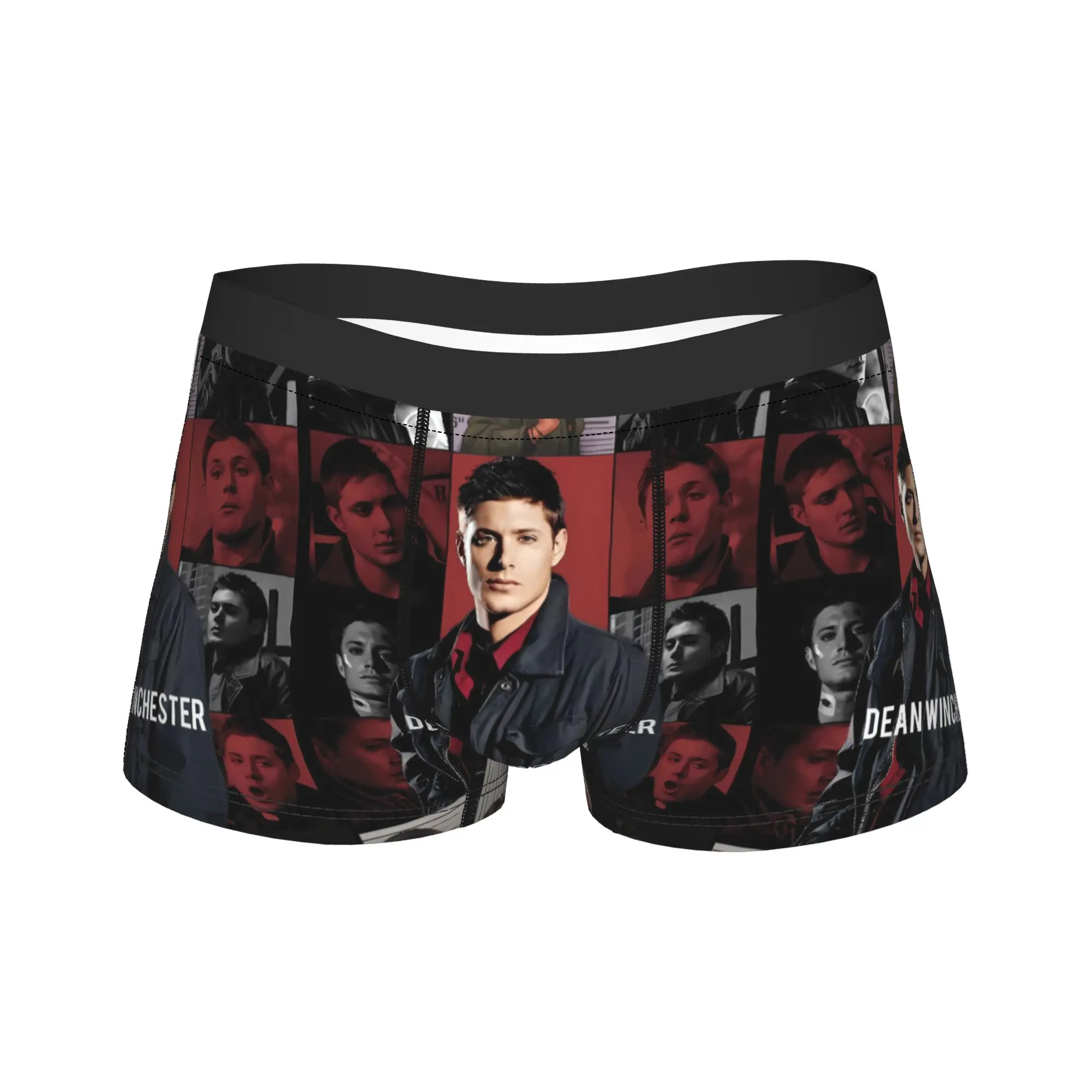 

Нижнее белье Jensen Ackles Dean Winchester, удобные трусы-боксеры с рисунком для мужчин, 3D-мешочек, большие размеры