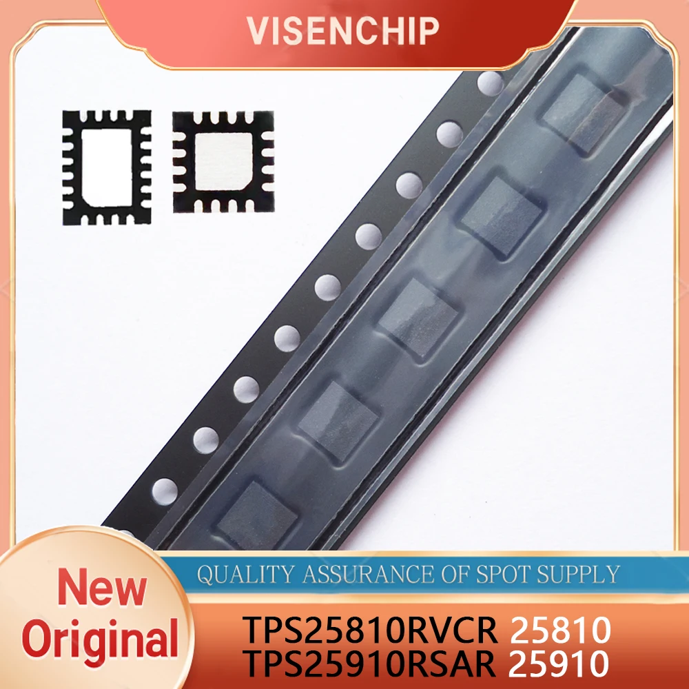 5pieces TPS25810 TPS25910 25910 25810 TPS25810RVCR TPS25910RSAR QFN-16