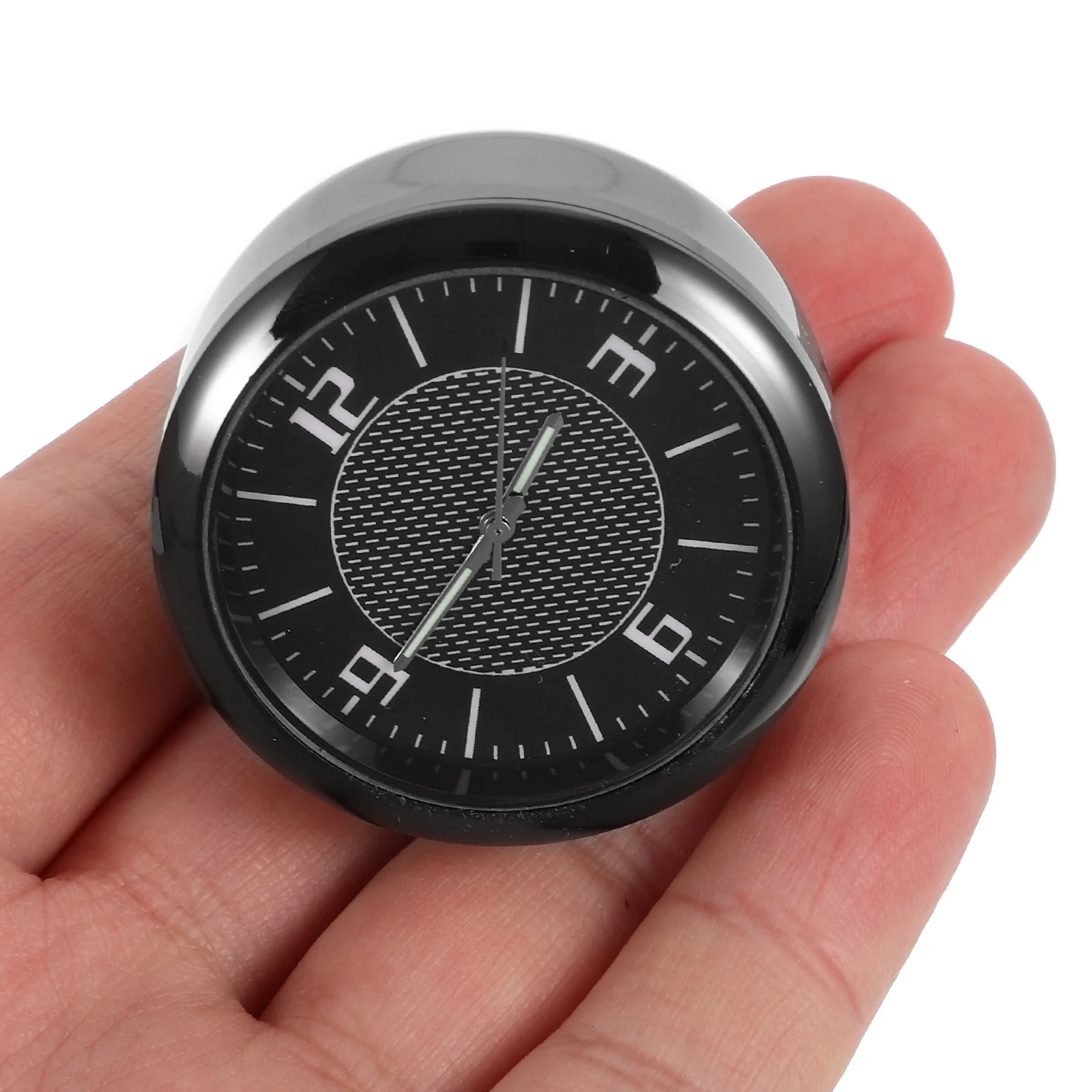 

Clock Glow In The Dark Dashboard Clock For Auto Truck Interior Small Metal Vehicle Timepiece Decor Auto Accessory
