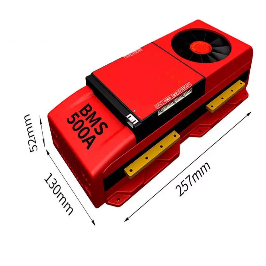 Lifepo4 Daly BMS 4S 8s 16s 24s 32s 100A 200A 250a 300A 400A 500A Smart BMS with Fan UART RS485 CAN Communication for Battery