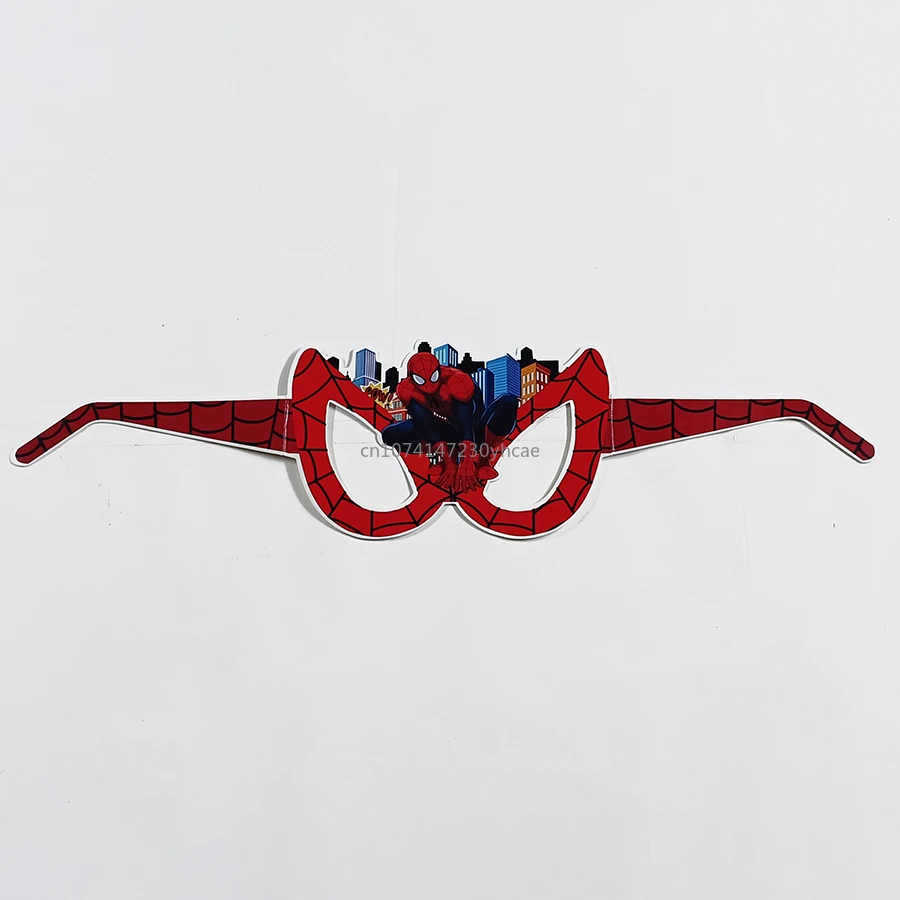 8 unids/set Mavel Spider-Man superhéroe máscaras de Halloween gafas máscara de Cosplay regalos de navidad disfraz de fiesta de cumpleaños para chico