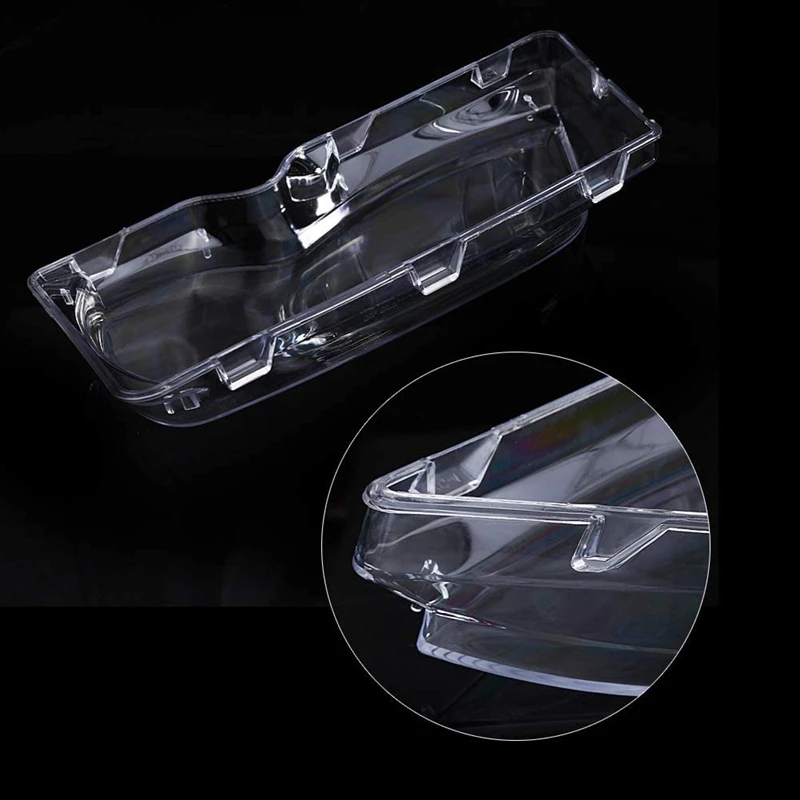 2 Pcs Car Headlight Lenses Cover Replacement Left & Right Headlight Protective Shell Cover For E46 4 DR 2002-2005