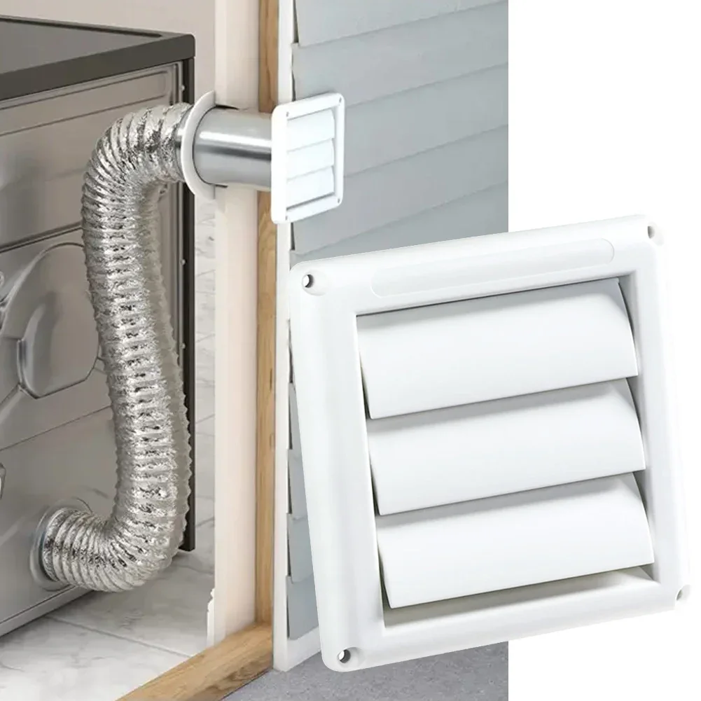 

4 Inch Plastic Wall Grilles Duct Heating Cooling Vents With 3 Flaps Air Outlet Ventilation Air Vent Grille Ventilation Cover