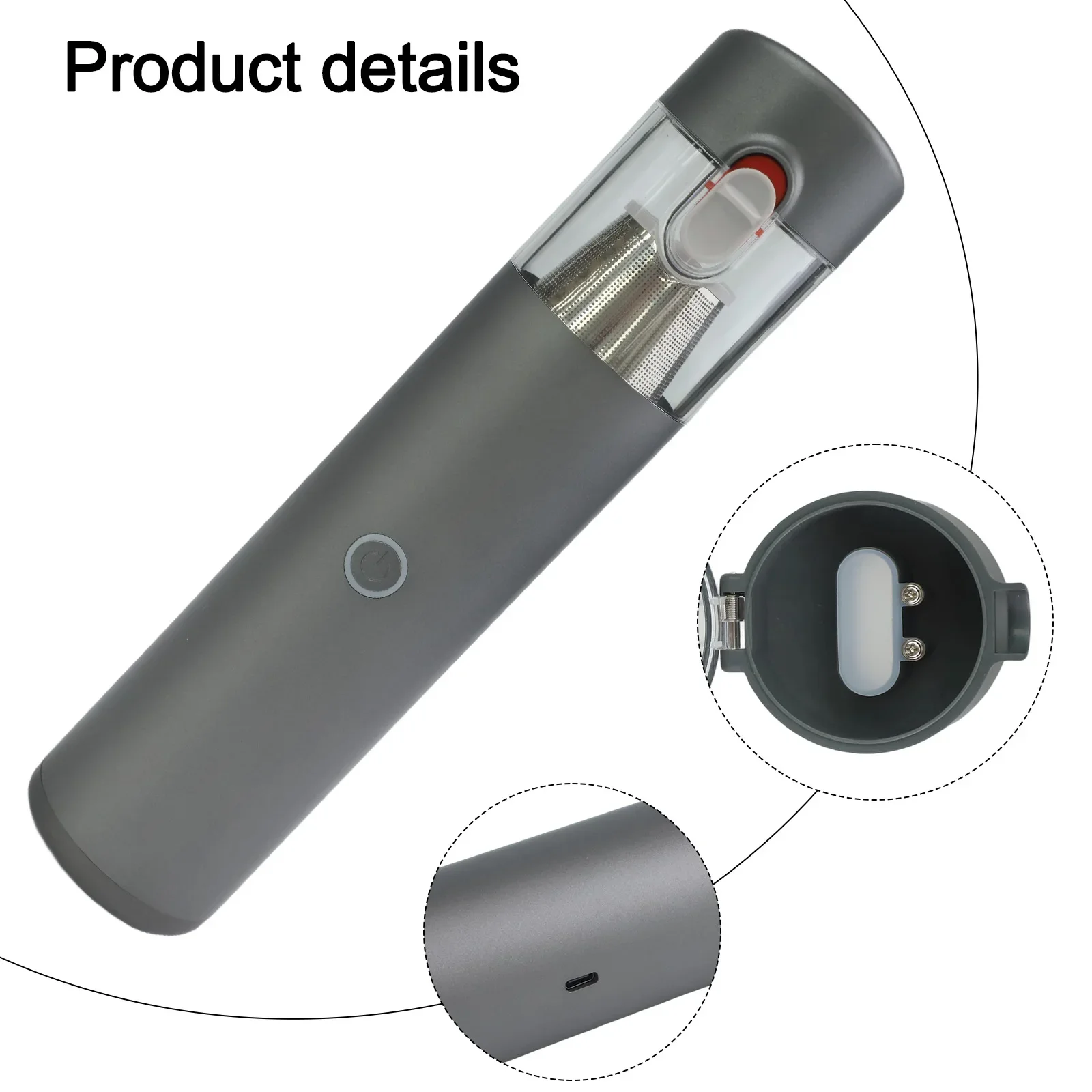

Maneuverable Mini Vaccuum Lightweight Design With Strong Suction Power (7500 PA) Suitable For Easy Cleanup In Any Setting
