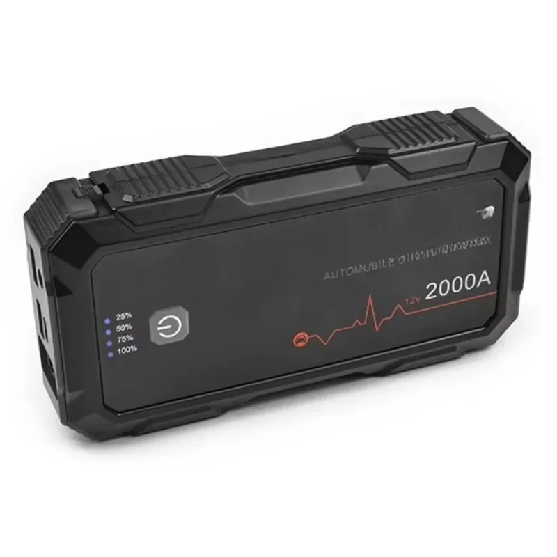 Power Generator Car Starter 12V 22000mAH Power Boost Plus 2000A With QC3.0 Car Battery Jumper
