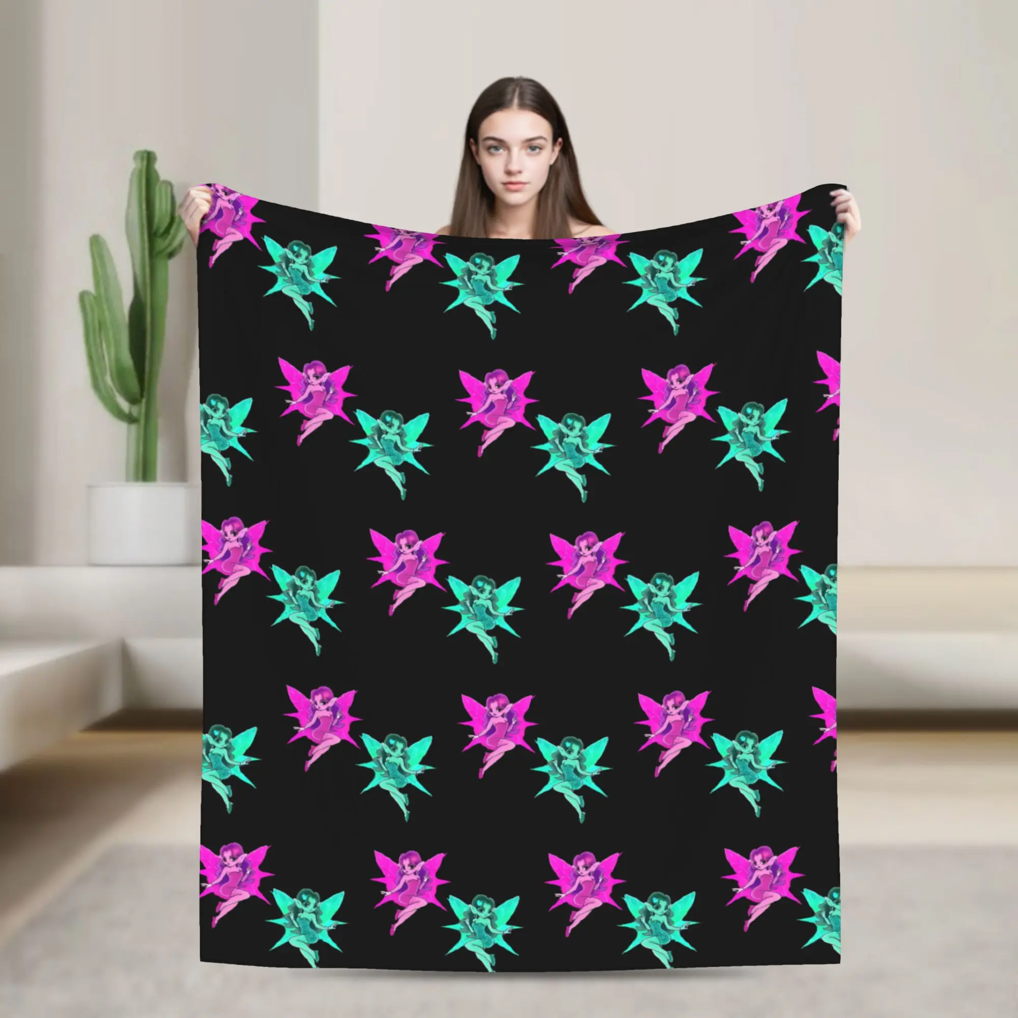 Omar Courtz Singer Blankets  Plush Vintage Warm Throw Blanket for Bedspread  Winter
