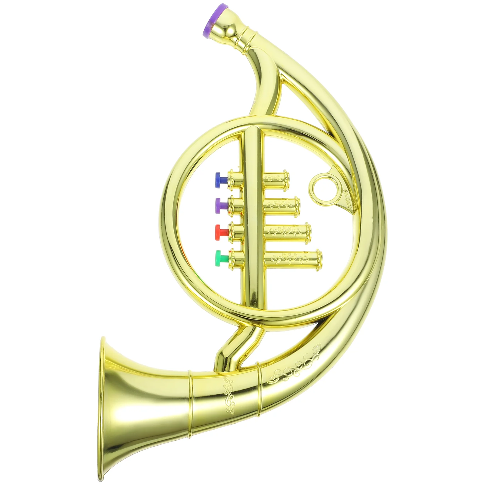 Musikinstrumente Kinderspielzeug Sicheres Horn Schönes Kindersaxophon Kleines goldenes Kunststoffzubehör