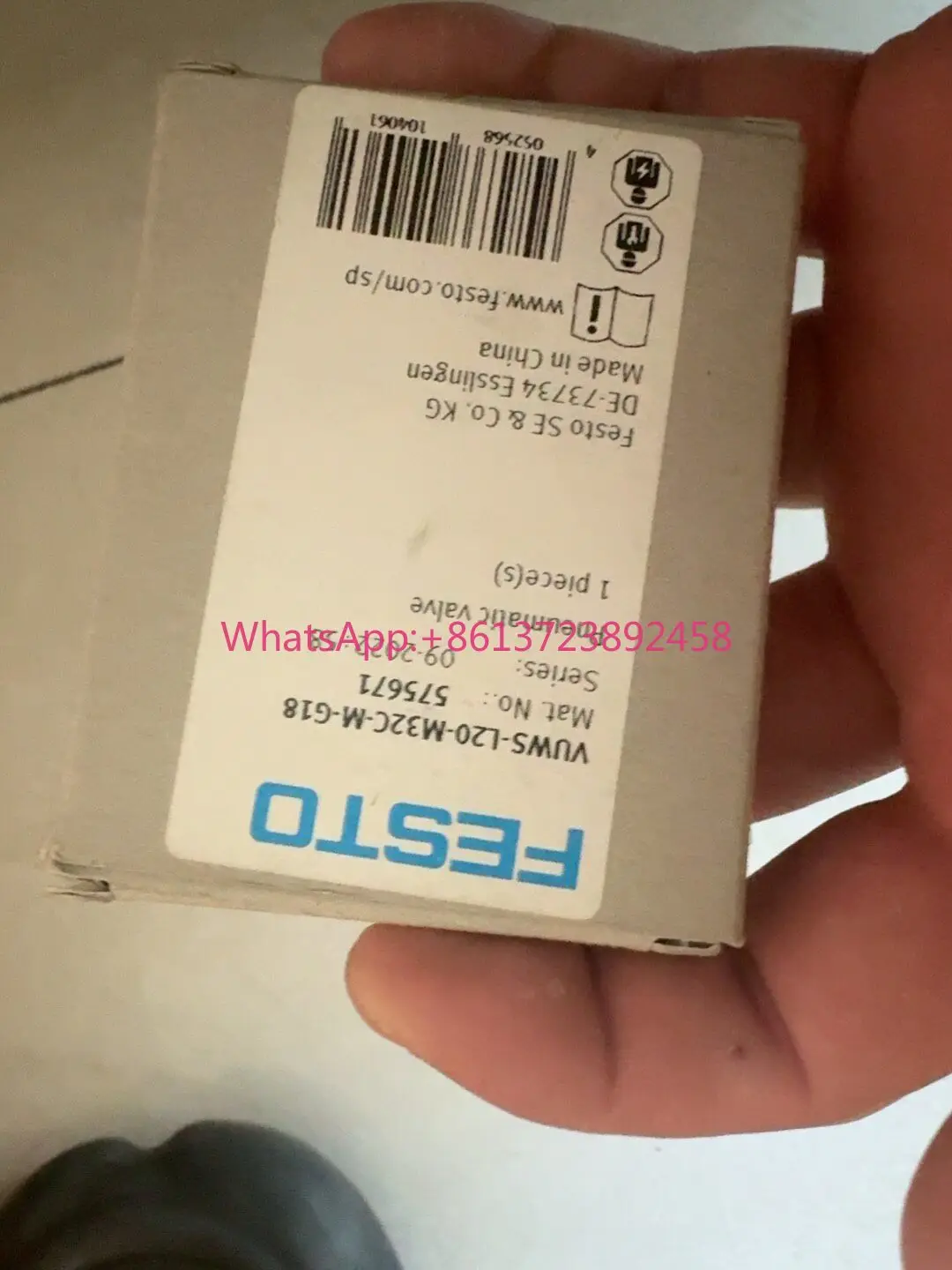 Festo air control valve 575671