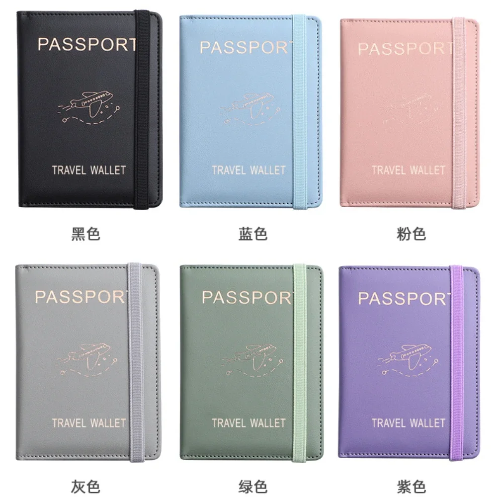 PU Leather Travel Wallets RFID Multi Slot Multi-function Passport Wallet Passport Covers Passport Holder Id Credit Card Holder