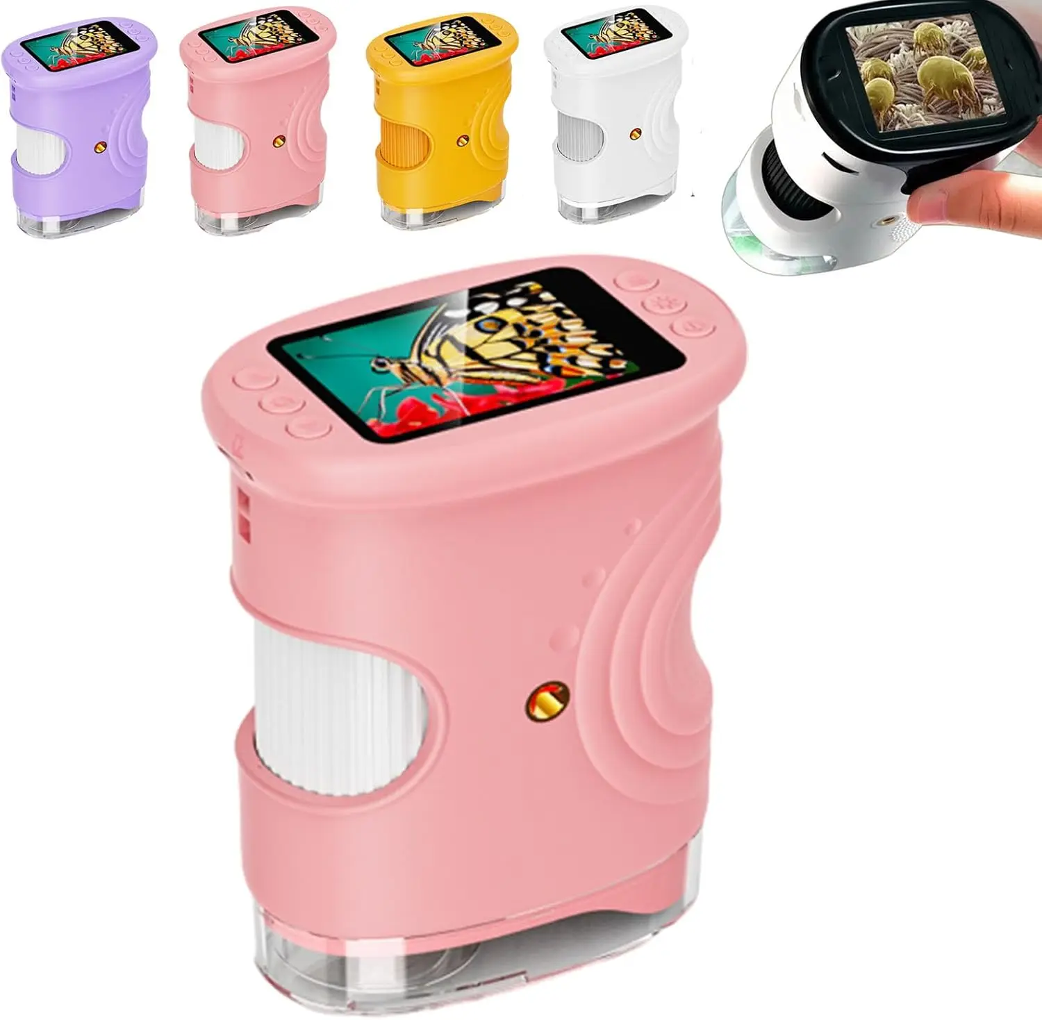 

Digital Microscope With Screen Educational Mini Microscope 1000x Usb Microscope Pocket-Friendly For Curiosity Research Home