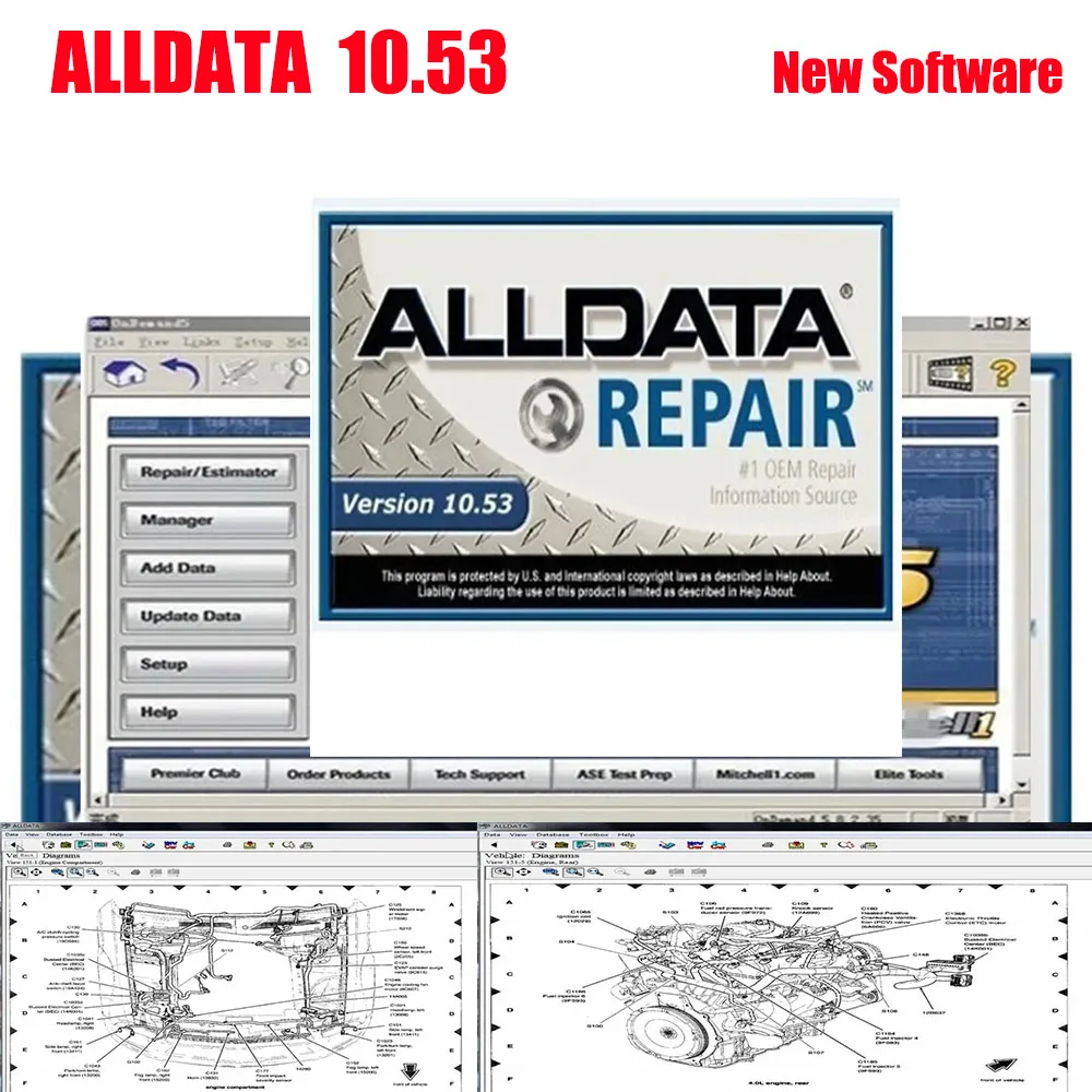 

2026 Mitche/ll Ultramate 2023.07 Complete Advanced Estimating System + HAYNES PRO Vivid 2015 Automotive Workshop + Alldata 10.5