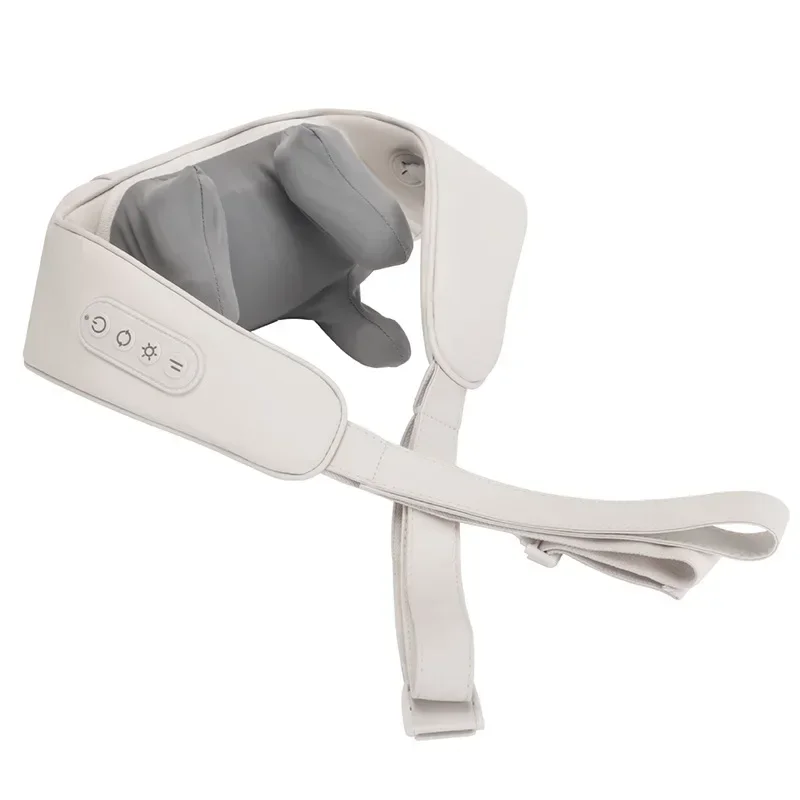 Multi-Functional Electric Heating Neck & Shoulder Massager – Hand-Imitated Kneading & Lifting Design for Trapezius Muscle