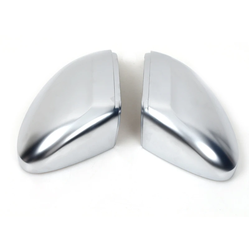 1Pair Matte Chrome Rearview Side Mirror Cover House Cap Shell Lid For Volkswagen VW Passat B8 Variant 2015 2016 2017 2018 2019