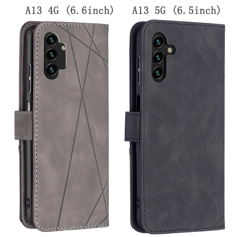 Wallet Flip Case For Samsung Galaxy A13 4G A135 SM-A135F Cover Case on For A 13 A13 5G A136U Coque Leather Phone Protective Bags