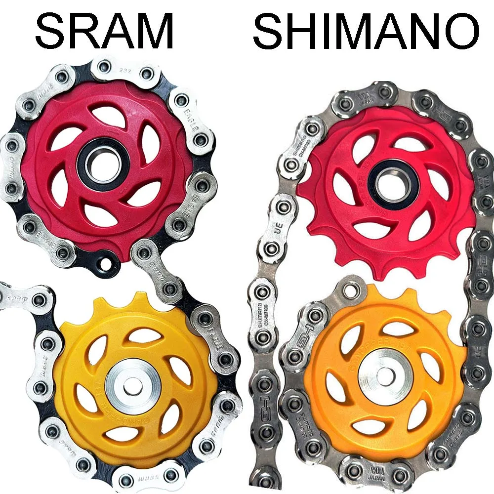 MTB 뒷 변속기 가이드 풀리 휠 실드 베어링 자키 휠 10T 11T 12T 13T 14T 15T 16T 17T 18T, 시마노 Sram 12 단