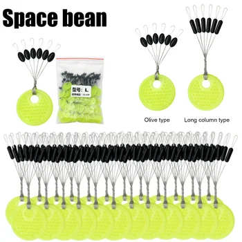60ชิ้น/เซ็ตยางถั่วน้ำหนัก Stoppers ปลาคาร์พ Umpan Pancing ปลาเครื่องมือ Professional ถั่วสำหรับตกปลา