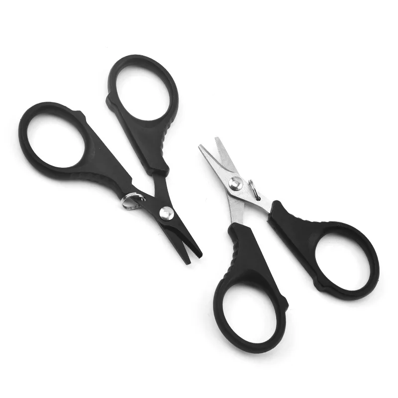 Titanium Coating Stainless Steel Fishing Scissor Plier Cut PE Braid Line Cutter Plies Carp Fishing Tools Accessories image 5