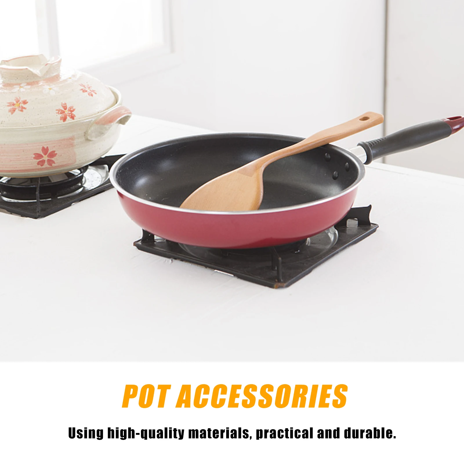 

10 Pcs Pot Ear Handle Replacement Stainless Steel Cookware Accessories Non Slip Side Handles Easy Clean High Temperature